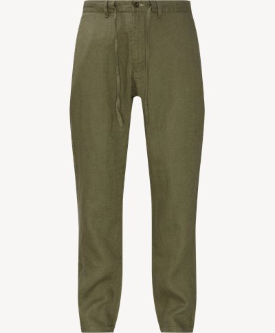 Relaxed Linen DS Pants Relaxed fit | Relaxed Linen DS Pants | Grøn